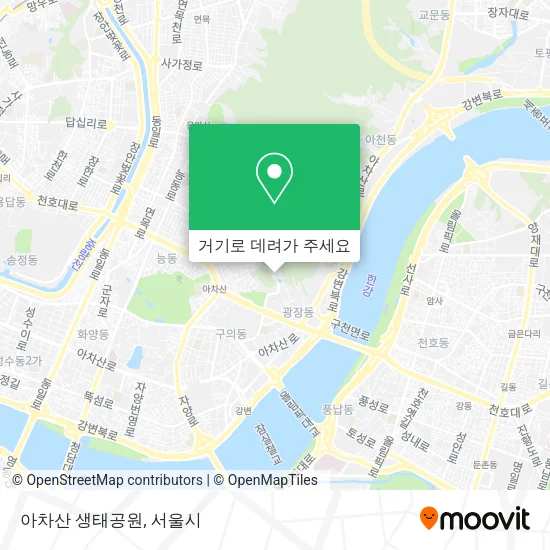 아차산 생태공원 지도