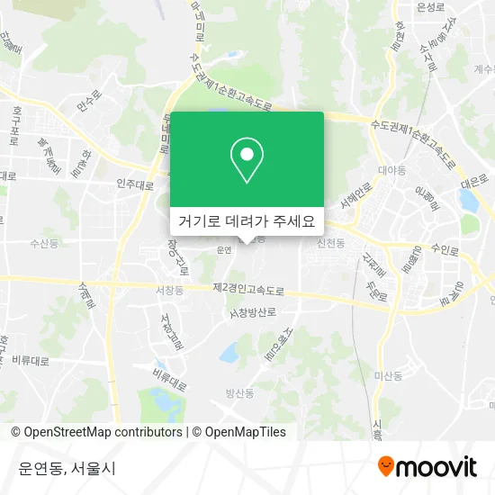 운연동 지도