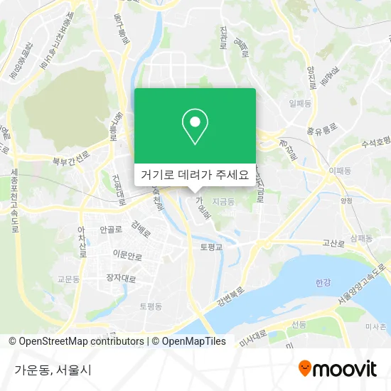 가운동 지도