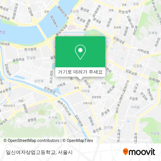 일신여자상업고등학교 지도