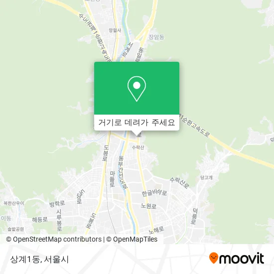 상계1동 지도