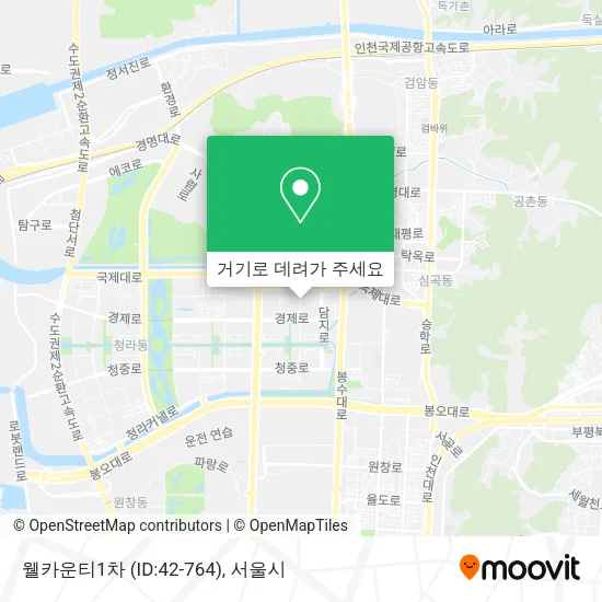 웰카운티1차 (ID:42-764) 지도