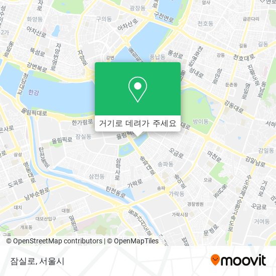 잠실로 지도