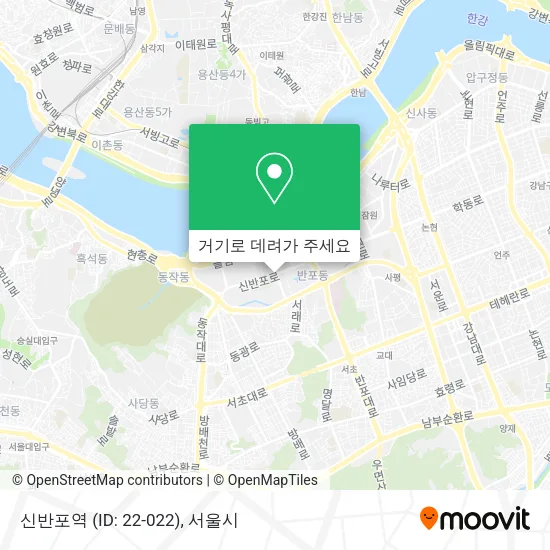 신반포역 (ID: 22-022) 지도