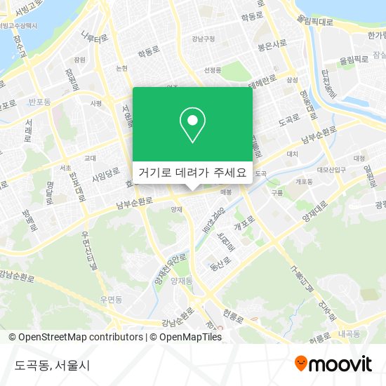도곡동 지도