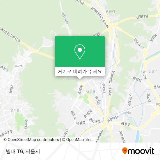 별내 TG 지도