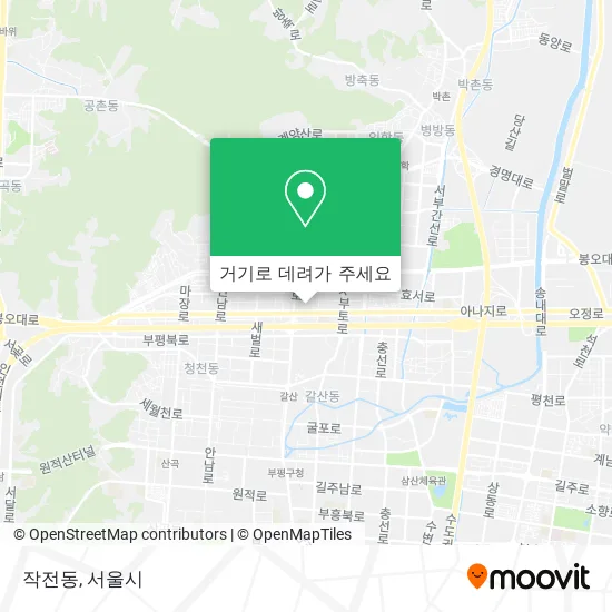 작전동 지도