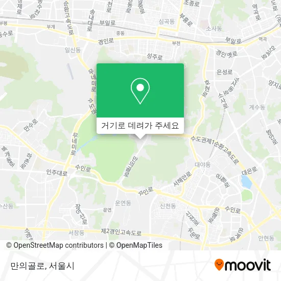 만의골로 지도
