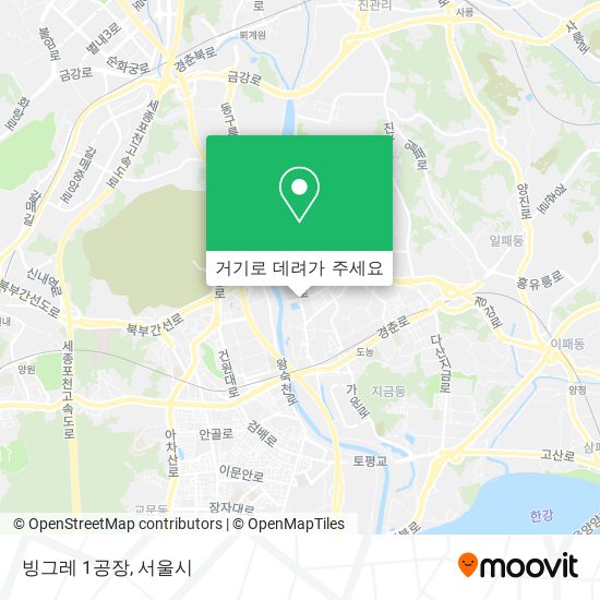 빙그레 1공장 지도