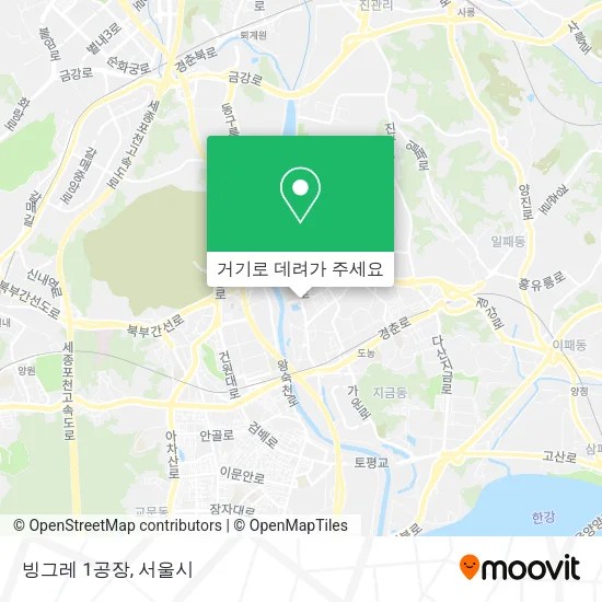 빙그레 1공장 지도