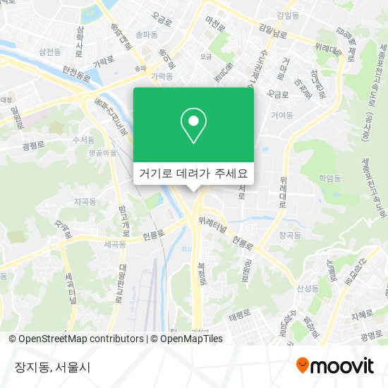 장지동 지도