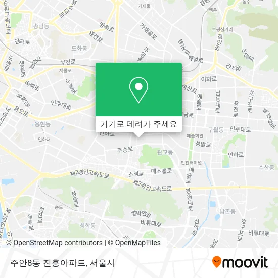 주안8동 진흥아파트 지도
