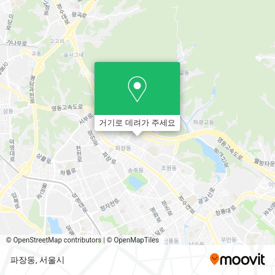 파장동 지도