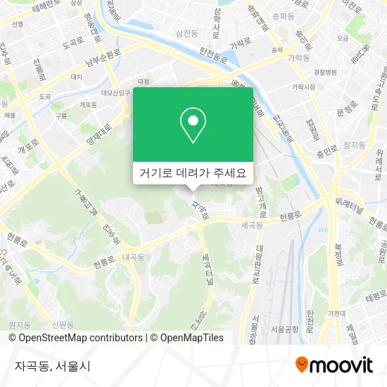 자곡동 지도