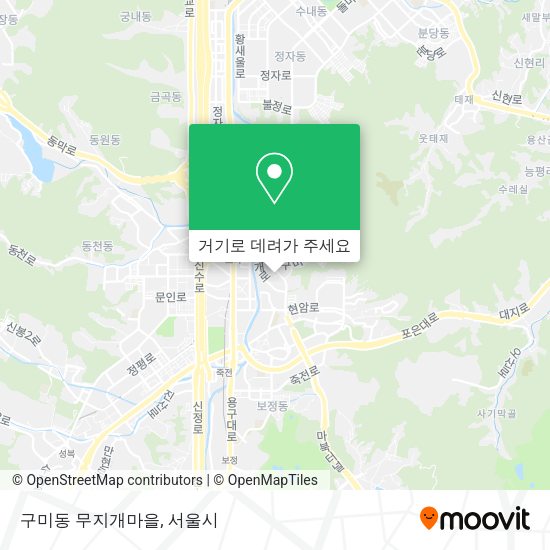 구미동 무지개마을 지도