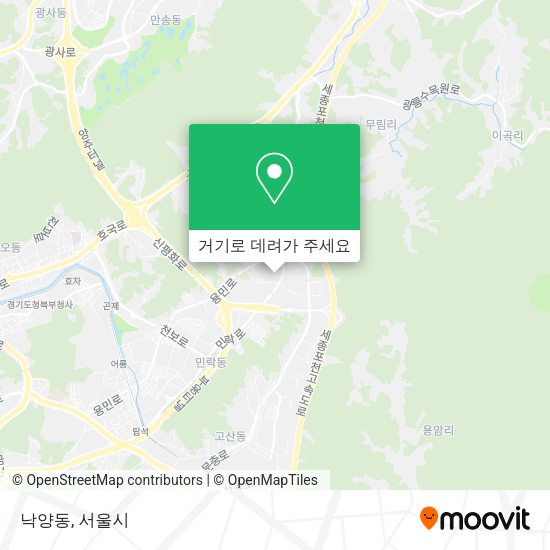 낙양동 지도