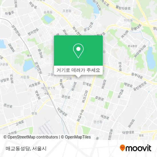 매교동성당 지도