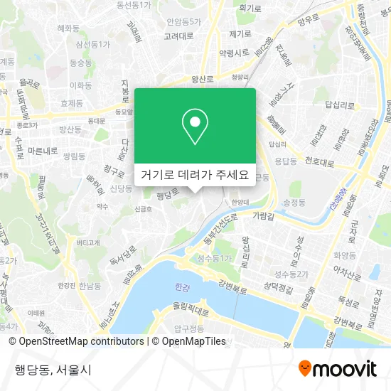 행당동 지도