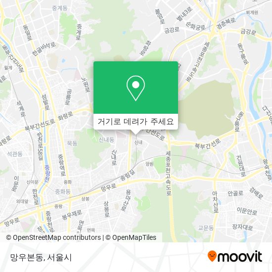 망우본동 지도