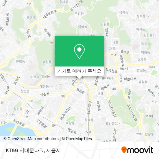 KT&G 서대문타워 지도
