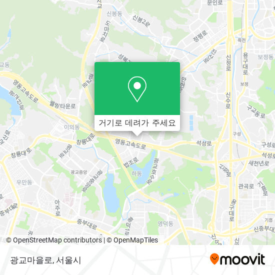 광교마을로 지도