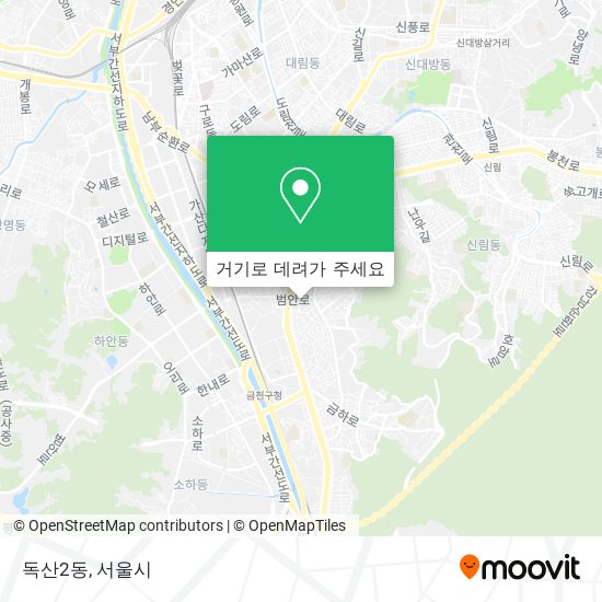 독산2동 지도