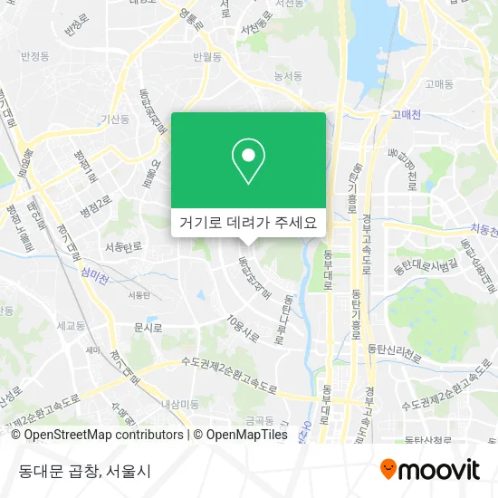 동대문 곱창 지도