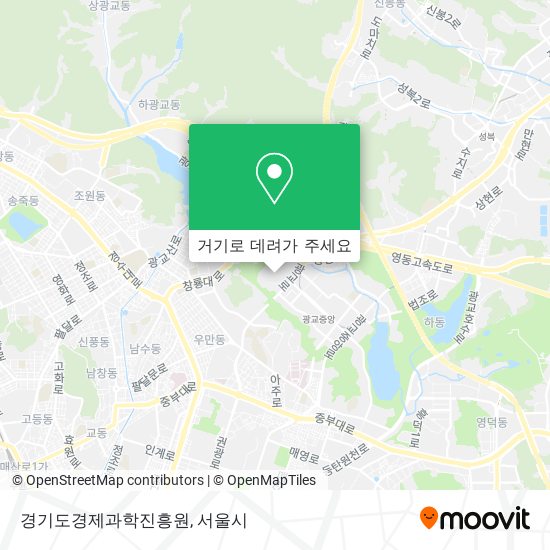 경기도경제과학진흥원 지도