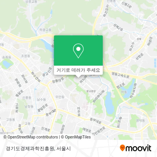 경기도경제과학진흥원 지도
