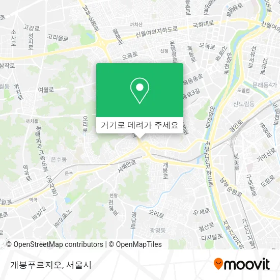 개봉푸르지오 지도