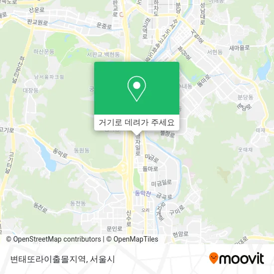 변태또라이출몰지역 지도