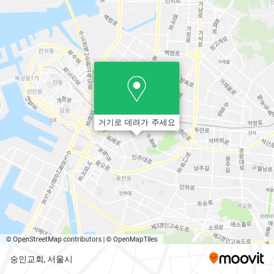 숭인교회 지도