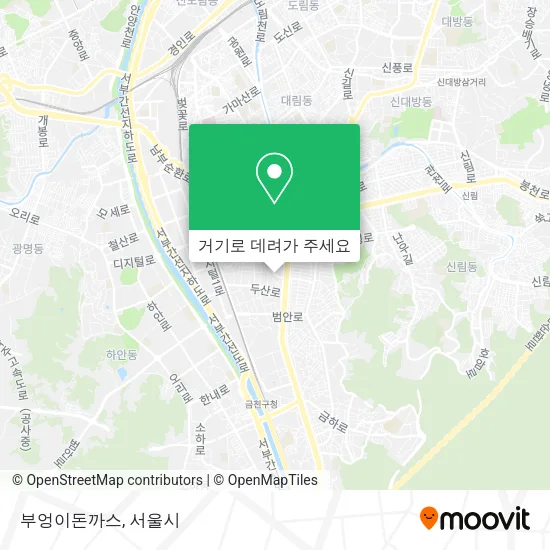 부엉이돈까스 지도