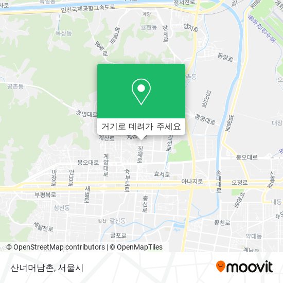 산너머남촌 지도