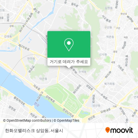 한화오밸리스크 상암동 지도