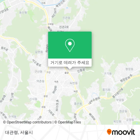 대관령 지도