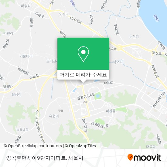 양곡휴먼시아9단지아파트 지도