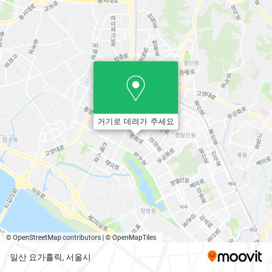 일산 요가홀릭 지도