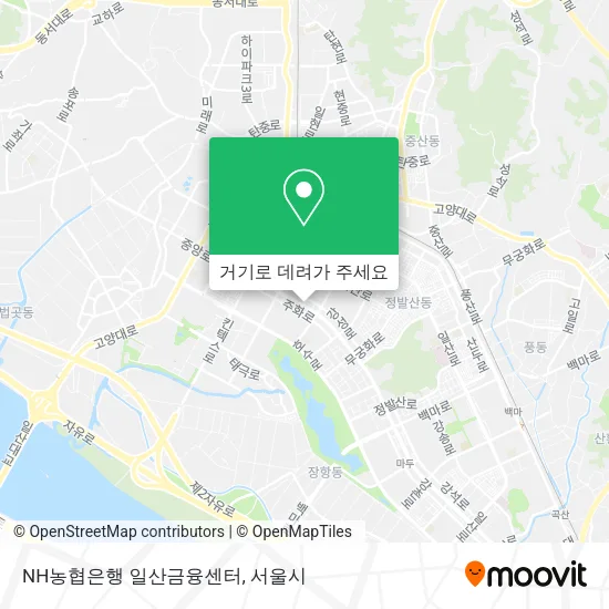 NH농협은행 일산금융센터 지도