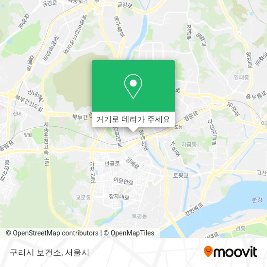 구리시 보건소 지도