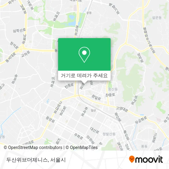 두산위브더제니스 지도