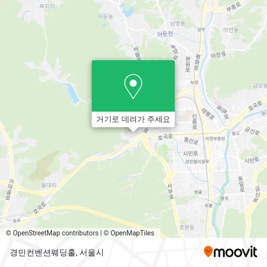 경민컨벤션웨딩홀 지도
