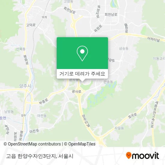 고읍 한양수자인3단지 지도