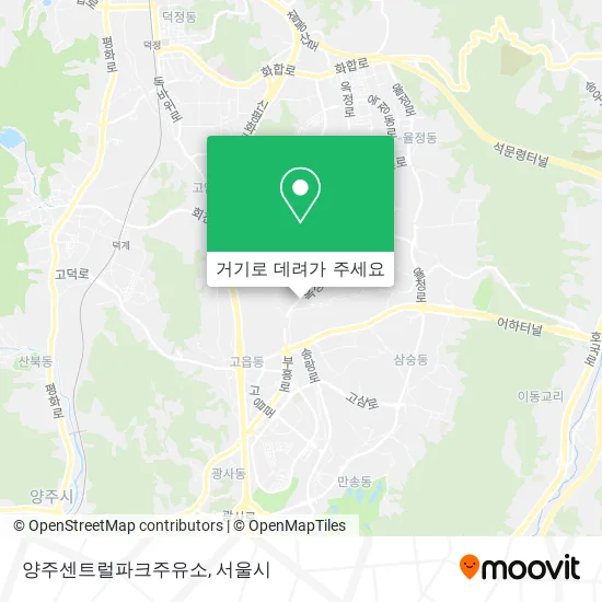 양주센트럴파크주유소 지도