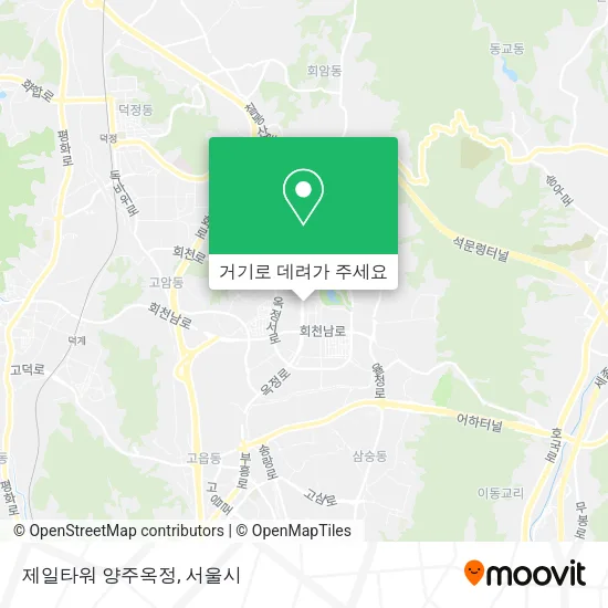 제일타워 양주옥정 지도