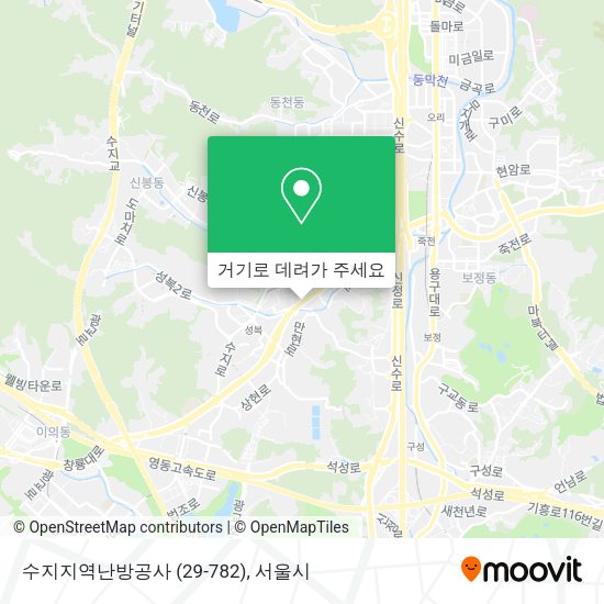 수지지역난방공사 (29-782) 지도
