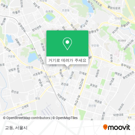 교동 지도