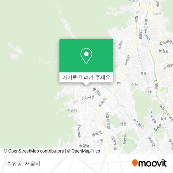 수유동 지도