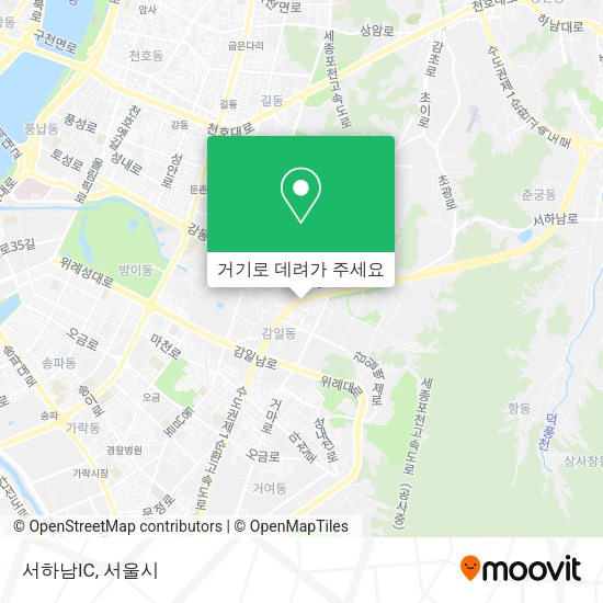서하남IC 지도