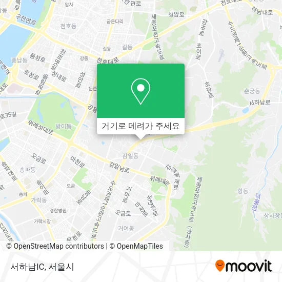 서하남IC 지도